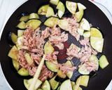 油ギトギト☆ツナとマヨとナスの焼きそば作り方3写真