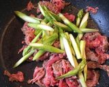 夏野菜と牛こまのチンジャオロースー風炒め作り方4写真