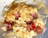 ゆで卵とミニトマトのチリケチャマヨサラダ作り方6写真