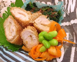 ささみチーズカツ弁当　メタボ　低糖質弁当作り方3写真