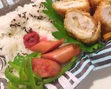 ささみチーズカツ弁当　メタボ　低糖質弁当作り方4写真