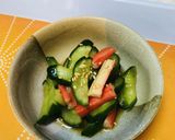 柿酢でナムル～きゅうり編～作り方8写真