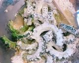 カレーと炒りごまのカリカリ✨ゴーヤ揚げ作り方6写真