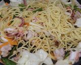 イカ焼きそば作り方3写真
