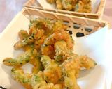 カレーと炒りごまのカリカリ✨ゴーヤ揚げ作り方11写真