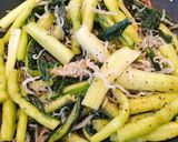 至極の美味しさ♡野沢菜とじゃこの油炒め作り方3写真
