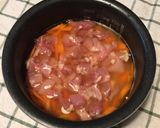 鶏ゆで汁・鶏皮油でとりの炊き込みごはん作り方7写真