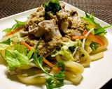 ゴマだれ豚しゃぶサラダうどん作り方5写真