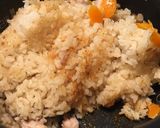 鶏ゆで汁・鶏皮油でとりの炊き込みごはん作り方11写真