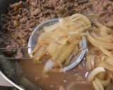 だくだく牛丼にオクラON!作り方7写真
