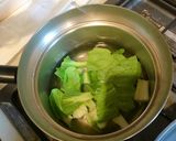 青梗菜の卵スープ作り方3写真