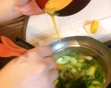 青梗菜の卵スープ作り方7写真