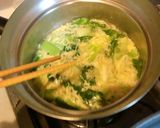 青梗菜の卵スープ作り方8写真