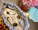 材料これだけ！鮭ときのこのホイル焼き♪作り方7写真