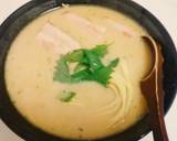 ポタージュでつくる醤油とんこつ風ラーメン作り方5写真