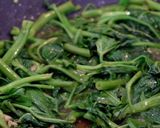沙茶牛肉と空芯菜のあんかけご飯作り方10写真