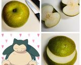 幸水梨deカビゴン♪フルーツカッティング作り方1写真