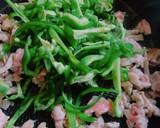 ピーマンと豚肉だけの青椒肉絲風炒め作り方5写真