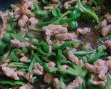 ピーマンと豚肉だけの青椒肉絲風炒め作り方7写真