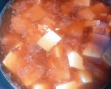 ほとんど豆腐だけの胡麻坦々風スープ作り方5写真