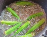 オクラの煮浸し 大根おろしと麺つゆで作り方1写真