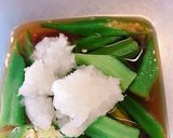 オクラの煮浸し 大根おろしと麺つゆで作り方5写真