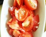 材料2つ!中華料理!トマトの砂糖がけ♪作り方1写真
