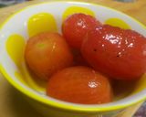 ミニトマトのだしまろ酢でマリネ作り方4写真