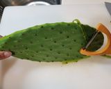 サボテンの下ごしらえ作り方1写真