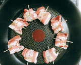 一人暮らしのトマトの豚バラ巻き巻き焼き作り方4写真