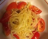 そうめんカボチャでナムルとサラダ作り方5写真