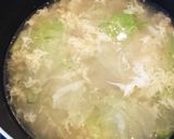 簡単❗レタス卵スープ作り方3写真