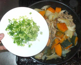 かぼちゃ豚肉の煮物♪簡単生姜風味作り方13写真