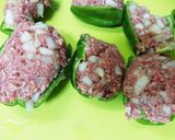 少材料で味がしっかりのピーマンの肉詰め作り方2写真