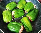 少材料で味がしっかりのピーマンの肉詰め作り方3写真