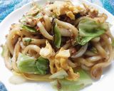 きゃべつ焼きうどん♪作り方2写真