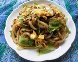 きゃべつ焼きうどん♪作り方3写真