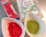 香りも幸せ✨抹茶と苺のクルクル食パン作り方6写真