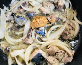 柿酢とさば水煮缶のみそ炒め煮作り方6写真
