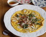卵と餅のエスニック風作り方9写真