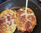 お肉の旨味と焼き目！関西！お好み焼き作り方12写真