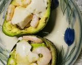 海老とアボカド胡麻豆腐のグラタン♪作り方2写真