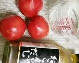 トマトの昆布出汁漬け♪作り方1写真