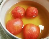 トマトの昆布出汁漬け♪作り方2写真