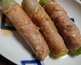 オクラの豚肉巻き作り方5写真