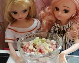 リカちゃん♡野球シリꕤピーマンの肉詰め作り方2写真