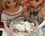 リカちゃん♡野球シリꕤピーマンの肉詰め作り方3写真