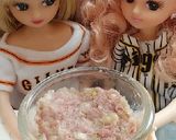 リカちゃん♡野球シリꕤピーマンの肉詰め作り方4写真