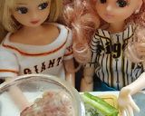 リカちゃん♡野球シリꕤピーマンの肉詰め作り方7写真