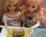 リカちゃん♡野球シリꕤピーマンの肉詰め作り方8写真